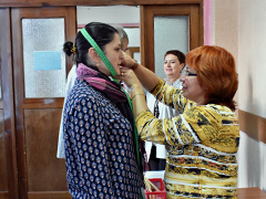 В Ленинском районе проверили готовность пункта выдачи средств индивидуальной защиты