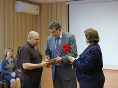 Воинам-интернационалистам Железнодорожного района вручили памятные знаки 