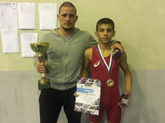 Воспитанник спортивной школы № 10 – обладатель золотой медали Кубка России по греко-римской борьбе