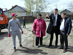 В Ленинском районе прошла встреча с жителями частного сектора