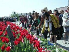 В Ленинском районе прошла торжественная церемония, посвященная 71-й годовщине Победы в Великой Отечественной войне