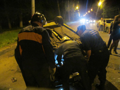 Спасатели приняли участие в ликвидации ДТП