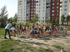 В Железнодорожном районе отметили День физкультурника