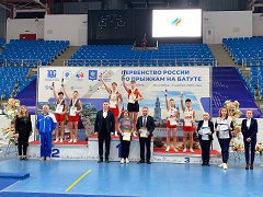 Воронежские спортсмены успешно выступили на первенстве России по прыжкам на батуте Воронежские спортсмены успешно выступили на первенстве России по прыжкам на батуте