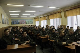 В Воронеже прошел урок мужества для курсантов учебно-научного центра Военно-воздушной академии им. Н.Е. Жуковского и Ю.А. Гагарина В Воронеже прошел урок мужества для курсантов учебно-научного центра Военно-воздушной академии им. Н.Е. Жуковского и Ю.А. Гагарина