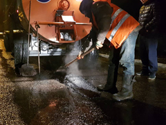 На улицы Центрального района вышла новая коммунальная техника