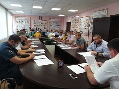 В управе Советского района обсудили вопросы предупреждения и ликвидации чрезвычайных ситуаций и обеспечения пожарной безопасности