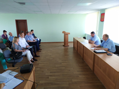 В управе Левобережного района прошло совещание с руководителями управляющих компаний и председателями ТОС