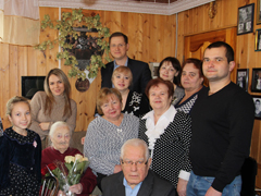 Жительницу Центрального района поздравили со столетним юбилеем