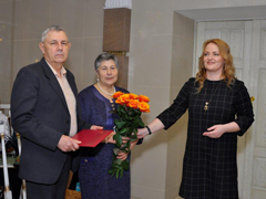 В Советском районе состоялось чествование семейных пар-юбиляров совместной жизни В Советском районе состоялось чествование семейных пар-юбиляров совместной жизни