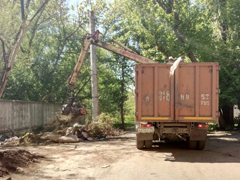 В Железнодорожном районе борются с несанкционированными свалками