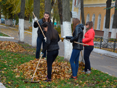 В районах прошли субботники 