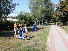 В Коминтерновском районе продолжается благоустройство сквера «Московский»