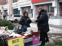 В Центральном районе прошел рейд по выявлению незаконной торговли