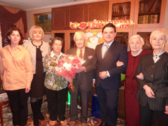 В Коминтерновском районе поздравили со 100-летним юбилеем ветерана Великой Отечественной войны