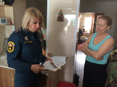 В Железнодорожном районе стартовал месячник пожарной безопасности