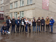 В Железнодорожном районе прошла акция «Памяти героев посвящается!»