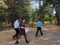 В Коминтерновском районе усилено патрулирование лесных массивов