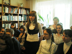 Дмитрий Емец в гостях у детской библиотеки №42